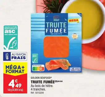 ALDI GOLDEN SEAFOOD® TRUITE FUMÉE(D)*** offre