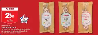 ALDI LE MARSIGNY® SAUCISSON SEC(A) offre