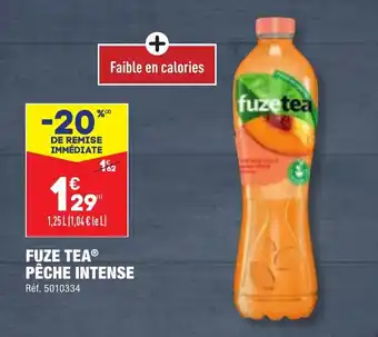 ALDI FUZE TEAⓇ PÊCHE INTENSE offre