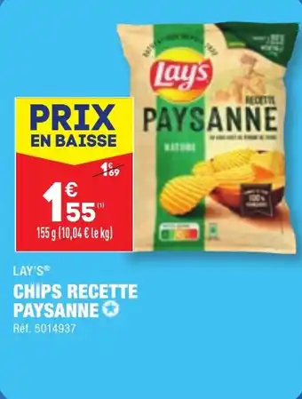 ALDI LAY'S® CHIPS RECETTE PAYSANNE✪ offre