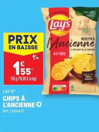 ALDI LAY'S® CHIPS À L'ANCIENNE✪ offre