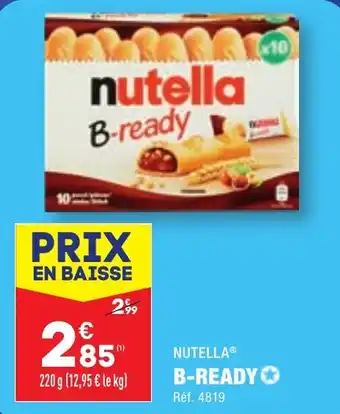 ALDI NUTELLA® B-READY✪ offre
