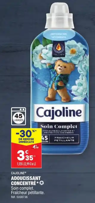 ALDI CAJOLINE® ADOUCISSANT CONCENTRÉ⭑✪ offre