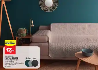 ALDI HOME CREATION® PROTÈGE CANAPÉ offre