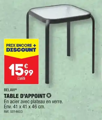 ALDI BELAVIⓇ TABLE D'APPOINT✪ offre
