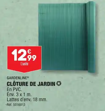 ALDI GARDENLINE® CLÔTURE DE JARDIN✪ offre