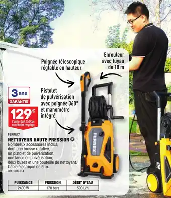 ALDI FERREX® NETTOYEUR HAUTE PRESSION✪ offre