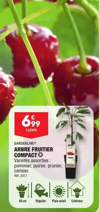ALDI GARDENLINE® ARBRE FRUITIER COMPACT ✪ offre