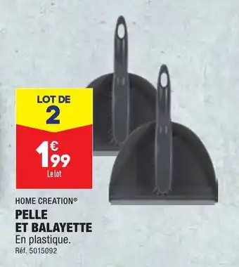 ALDI HOME CREATION® PELLE ET BALAYETTE offre