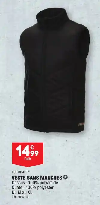 ALDI TOP CRAFT® VESTE SANS MANCHES offre
