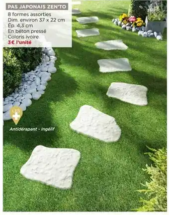 Bricomarché Pas Japonais Zen'to offre