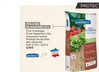 Bricomarché Paillage De Chanvre 70 L Jardibest offre
