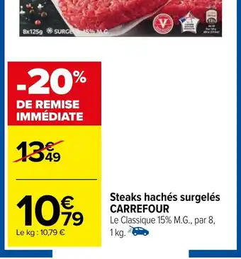 Carrefour 12 chipolatas superieures facon charcutiere SOCOPA offre