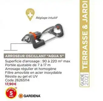 Bricomarché Arroseur Oscillant offre