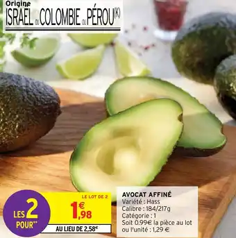 Intermarché AVOCAT AFFINÉ offre