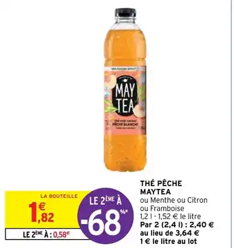 Intermarché THÉ PÊCHE MAYTEA offre