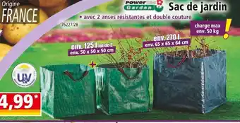 Norma POWER GARDEN Sac de jardin offre