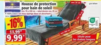 Norma Solax - Sunshine Housse de protection pour bain de soleil offre