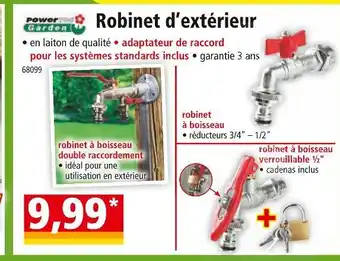 Norma POWER GARDEN Robinet d’extérieur offre