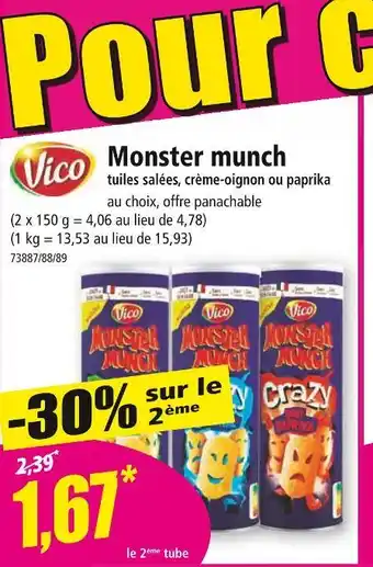 Norma VICO Monster munch offre