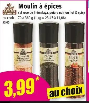 Norma OASE DER GEWURZE Moulin à épices offre