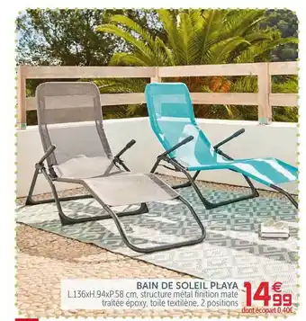 Gifi Bain De Soleil Playa offre