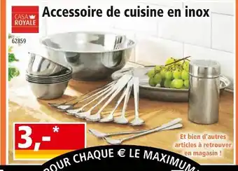 Norma CASA ROYALE Accessoire de cuisine en inox offre