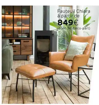 H&H Fauteuil Chiara offre