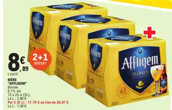 E.Leclerc BIÈRE "AFFLIGEM" offre