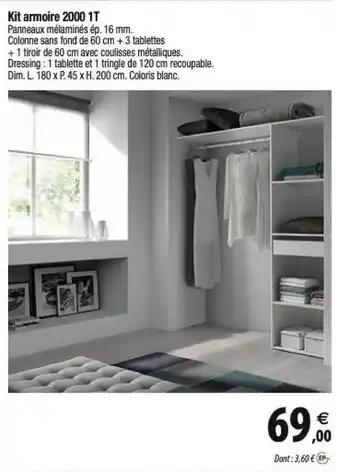 Tridôme Kit Armoire 2000 It offre