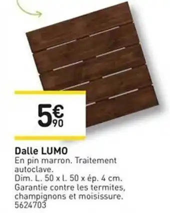 Weldom Dalle Lumo offre