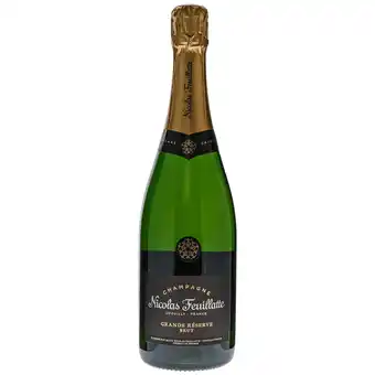 E.Leclerc Champagne nicolas feuillatte grande réserve - brut - 75 cl - étiquette abîmée offre