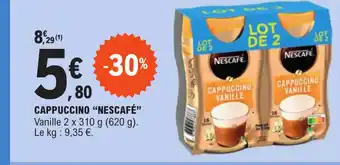 E.Leclerc Express CAPPUCCINO NESCAFÉ offre