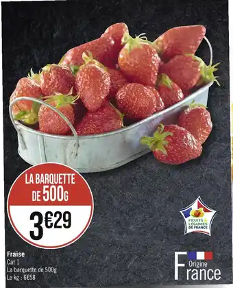 Géant Casino Fraise offre