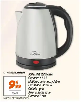 ESPERANZA BOUILLOIRE