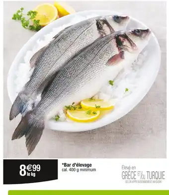 Cora x Carrefour Bar d'élevage offre