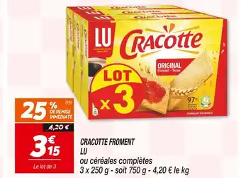 Netto LU CRACOTTE FROMENT offre