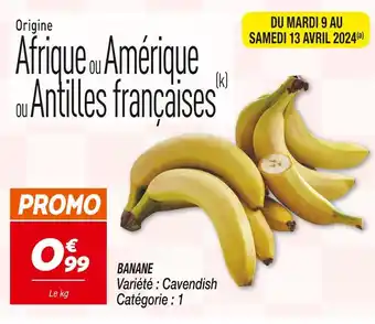 Netto BANANE offre