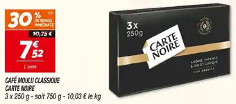 Carte noire CAFÉ MOULU CLASSIQUE