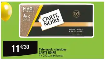 Cora x Carrefour CARTE NOIRE Café moulu classique offre