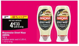 Cora x Carrefour AMORA Mayonnaise Street Mayo offre