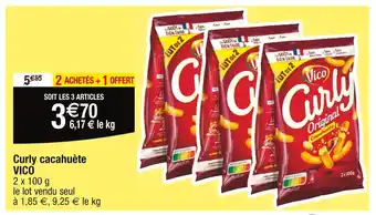 Cora x Carrefour VICO Curly cacahuète offre