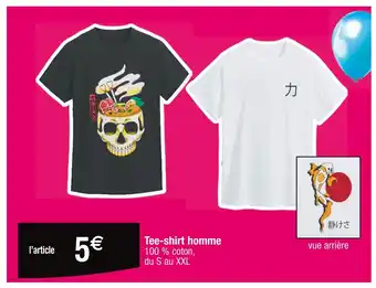 Cora x Carrefour Tee-shirt homme offre