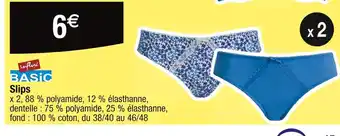 Cora x Carrefour influx Slips offre
