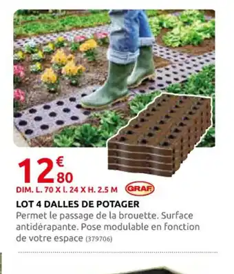 Rural Master LOT 4 DALLES DE POTAGER offre