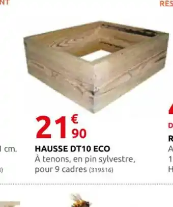 Rural Master HAUSSE DT10 ECO offre