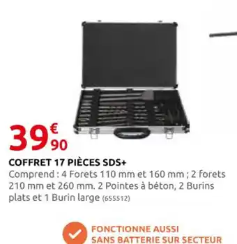 Rural Master COFFRET 17 PIÈCES SDS+ offre