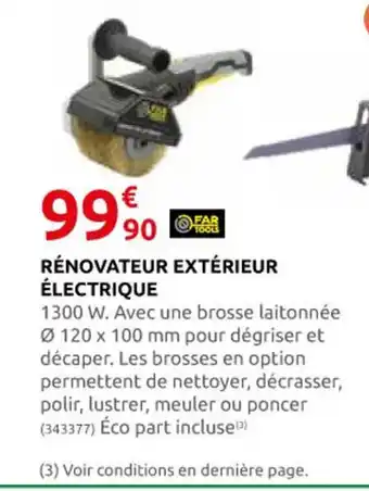 Rural Master RÉNOVATEUR EXTÉRIEUR ÉLECTRIQUE offre