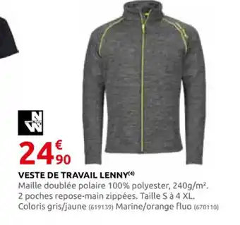 Rural Master VESTE DE TRAVAIL LENNY(4) offre