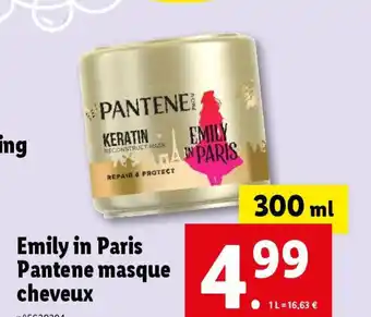 Lidl Emily in Paris Pantene masque cheveux offre